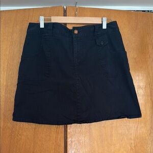 Vintage White Stag Black Mini Skort